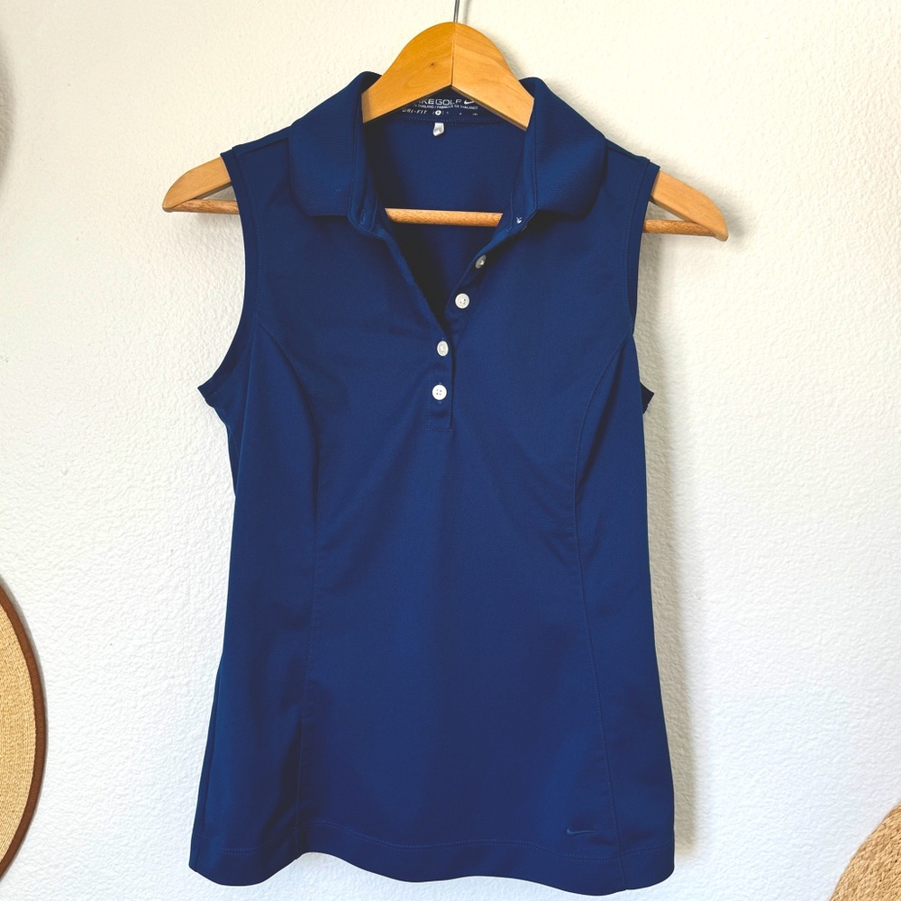 Nike Golf Dri-FIT collared sleeveless shirt